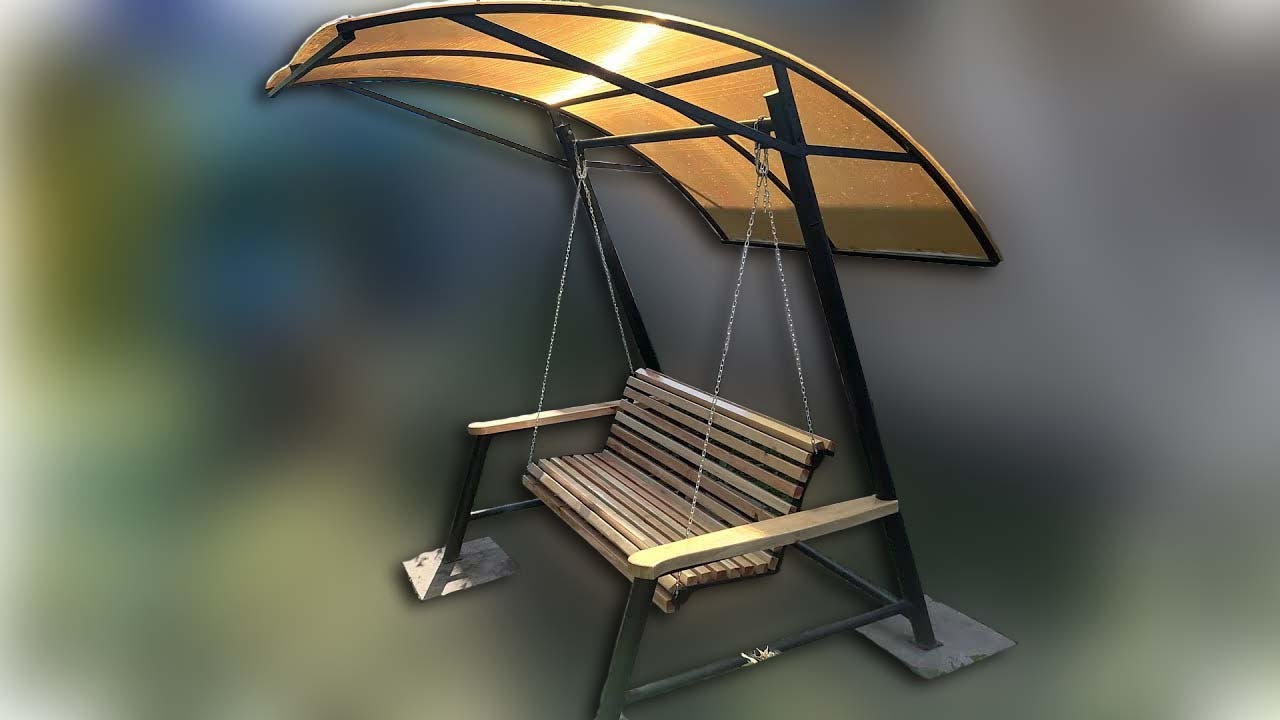 Качели на цепях своими руками | Чертежи и размеры в описании смотреть онлайн