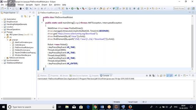 Selenium Part 23: handling file download and upload pop-ups in Selenium webDriver смотреть онлайн