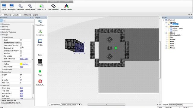 Construct Classic 2,5D game creating - Part 2 смотреть онлайн