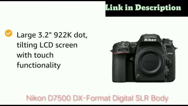 Nikon D7500 DX-Format Digital SLR Body #short смотреть онлайн