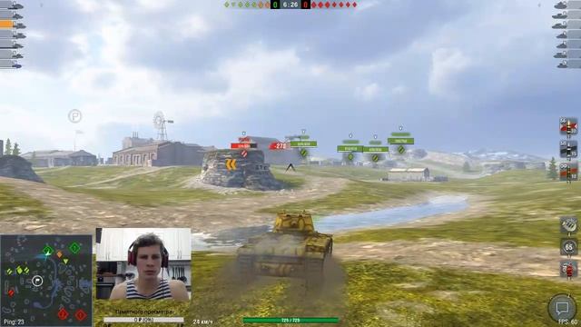 WOT Blitz. Как включить нитро на КВ-1? смотреть онлайн