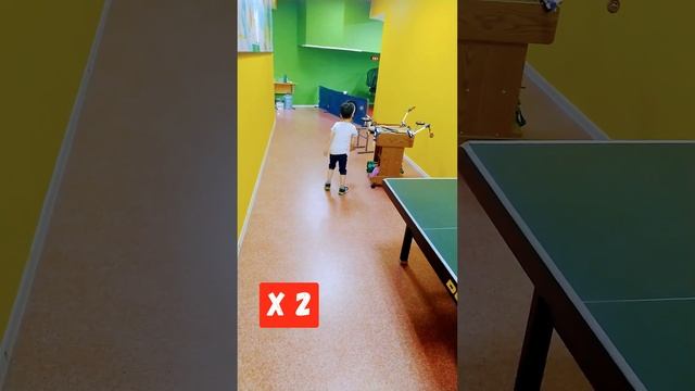 Тренировка детей. Настольный теннис. Упражнения для начинающих. смотреть онлайн