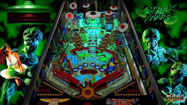 Attack from Mars (Bally 1995) | Visual Pinball X | Table Snapshot (Desktop Mode) смотреть онлайн