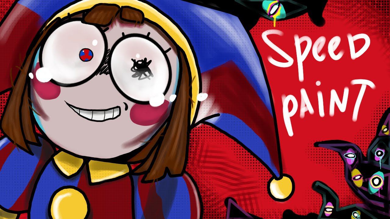 Amazing Digital Circus Speed Paint\ Цифровой цирк рисунок смотреть онлайн