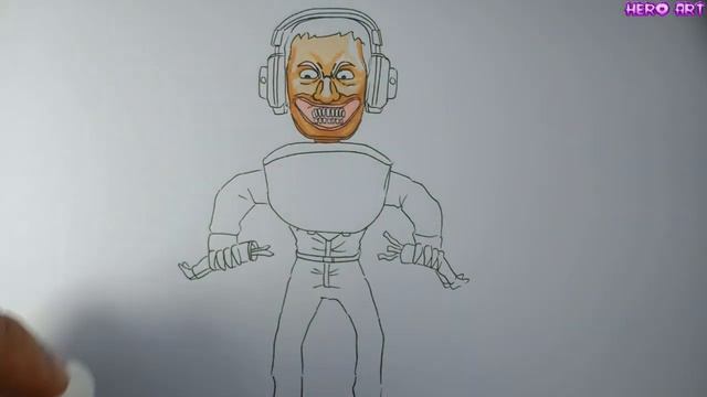 How To Draw Large Mutant Skibidi Toilet 62 смотреть онлайн