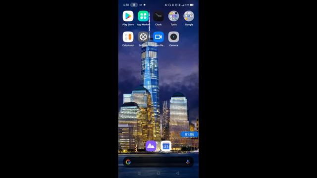 How to record screen in realme X7 pro with audio || Realme X7 pro me screen recording kaise kare || смотреть онлайн