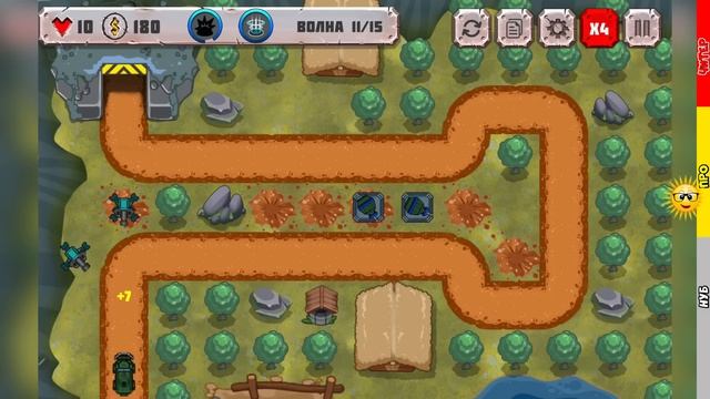 ЭВОЛЮЦИЯ ПУШКИ ДЛЯ ЗАЩИТЫ БАЗЫ ОТ АРМИИ ВРАГА! Tower Defense смотреть онлайн