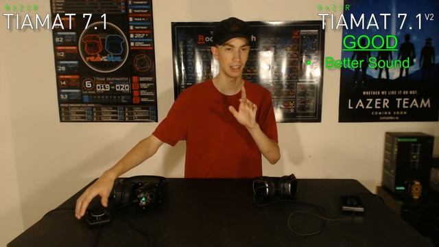 Razer Tiamat 7.1 V1/V2 Comparison смотреть онлайн