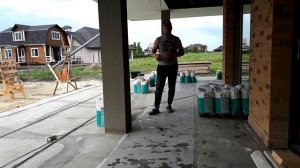 Разуклонка по терассе S=140м2