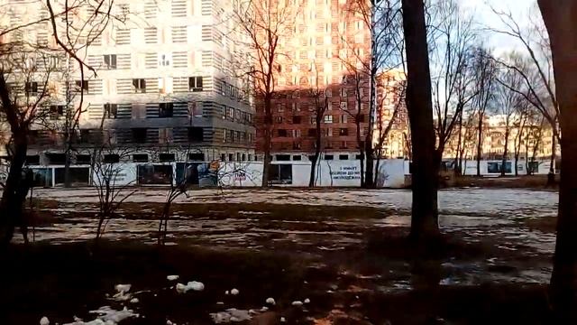 Москва 2136 улица Маршала Сергеева, ЖК Молодогвардейская 36 зима день