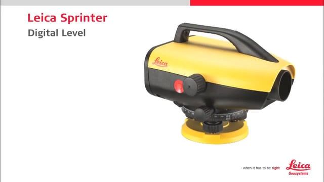 GEO-TEH.RU Как работает цифровой нивелир Leica Sprinter смотреть онлайн