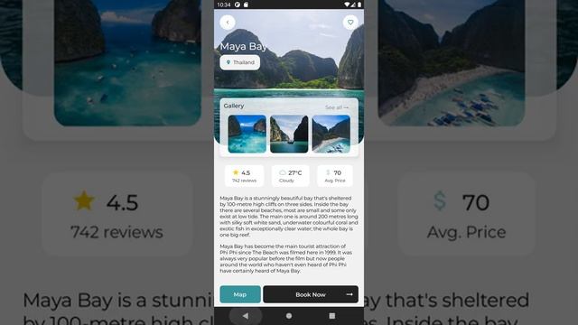 Tour Booking App UI Challenge Xamarin смотреть онлайн