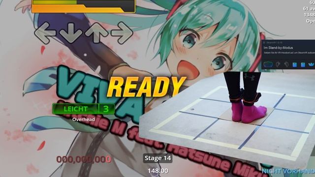 Stepmania DDR Dancepad Using VIVE Trackers (Steam VR)
