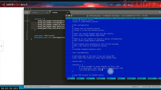 04 VPS Superalgos setup restricted access смотреть онлайн