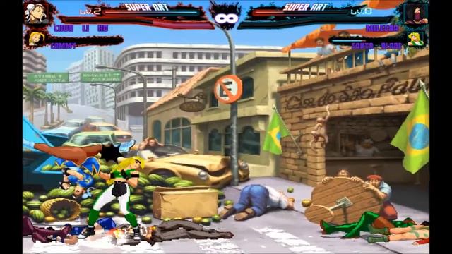 Mugen : Team Girl Street Fighter Vs Team Girl Mortal Kombat (Request) смотреть онлайн