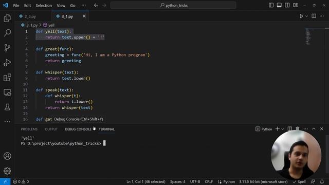 توابع پایتون شهروندان درجه اول هستند - قسمت ۱ | Python’s Functions Are First-Class - Part1 смотреть онлайн