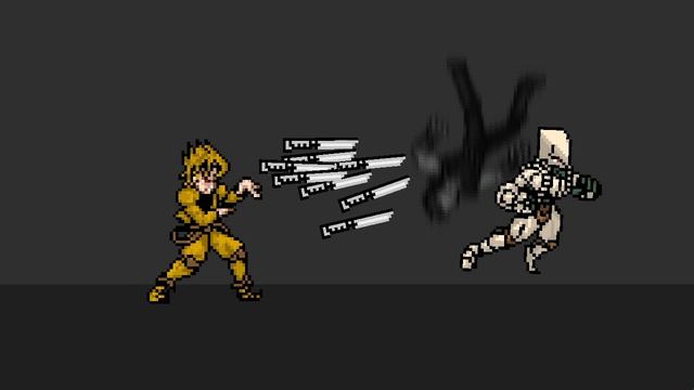 DIO OVA Sprite Animation in Stick Nodes смотреть онлайн