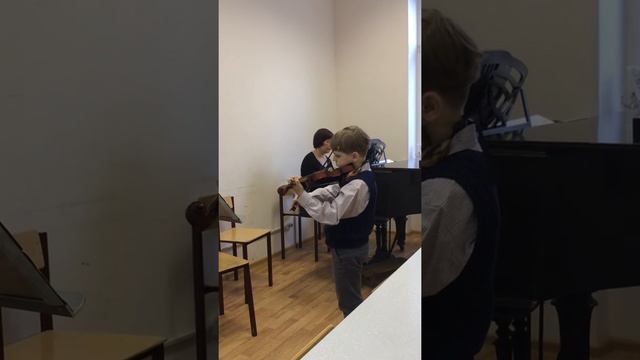 на уроке. III часть концерта О. Ридинга (начало) смотреть онлайн