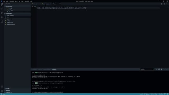Discord.js v12 Bot Tutorial - Initial Setup Episode 1 смотреть онлайн