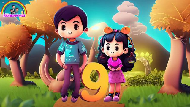 1 2 3 Splashing in the Sea | Rhyme | Number song | kids Rhyme | Join the Splashing Fun | #toddlers смотреть онлайн