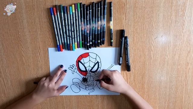 How to draw Spider-Man #worldartforkids #spiderman смотреть онлайн