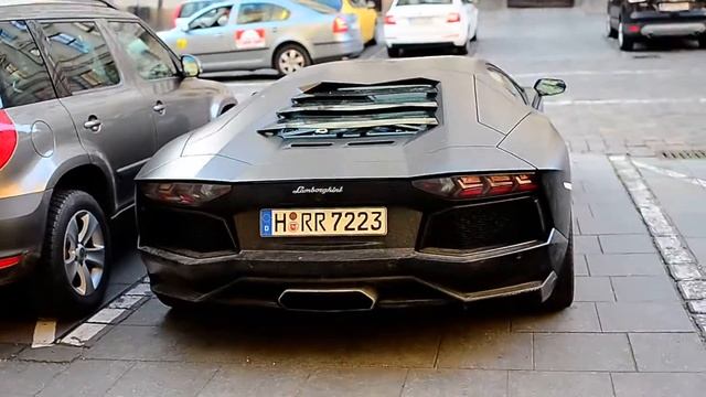 [CE] Lamborghini Aventador & Mercedes-Benz SLS AMG Black Series and more [HD] смотреть онлайн