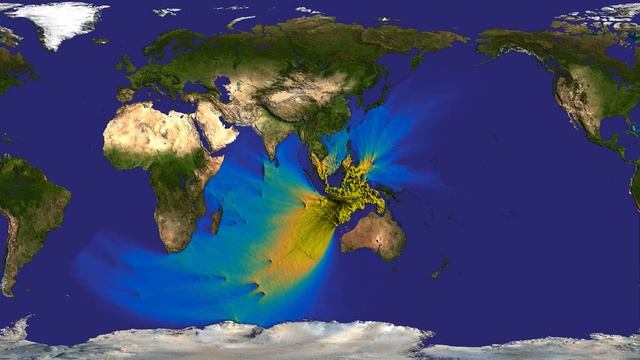The Tambora eruption: What waves of the event causing the year without a summer may have looked lik смотреть онлайн