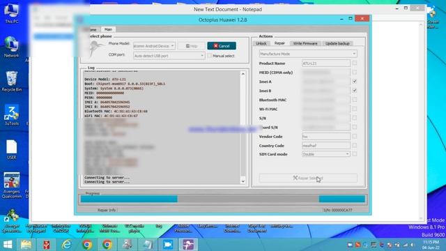 Y6 prime 2018 atu l31 imei repair,octoplus, смотреть онлайн