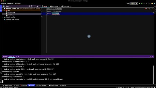 Простейший Телеграм бот на Python смотреть онлайн