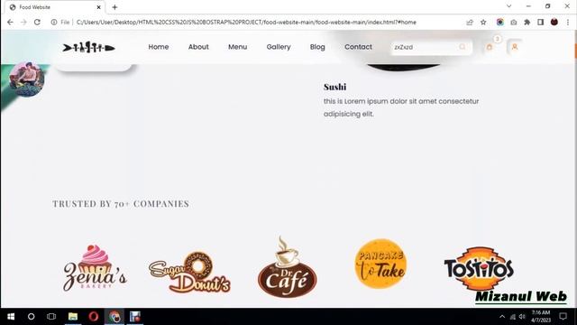 Complete Responsive Food Website Using HTML, CSS, BOOTSTRAP _ JAVASCRIPT смотреть онлайн