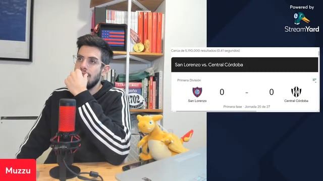 ? San Lorenzo Central Córdoba REACCIÓN EN VIVO смотреть онлайн