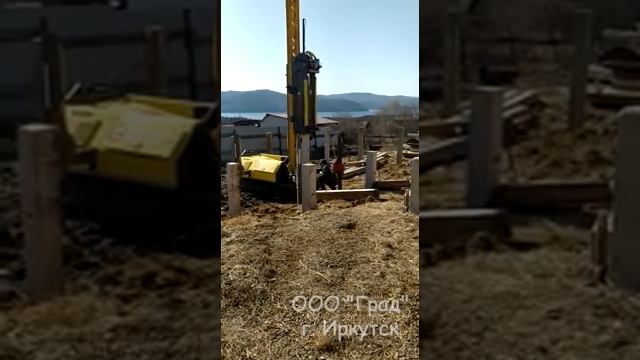 Монтаж ж/б свай от Азбуки фундамента смотреть онлайн