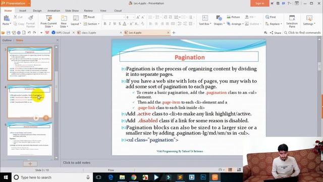How to make Pagenation|Breadcrumb|Badges in Bootstrap Class 05 смотреть онлайн
