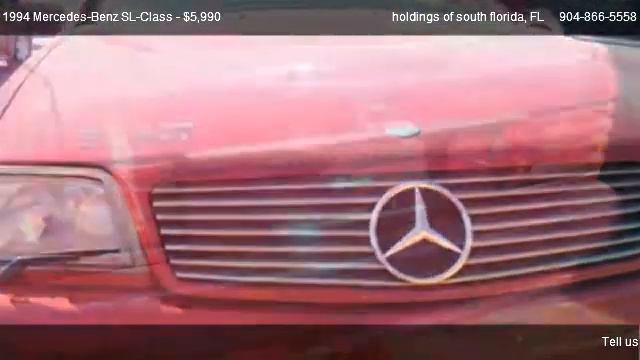 1994 Mercedes-Benz SL-Class SL320 - for sale in Jacksonville, FL 32254 смотреть онлайн