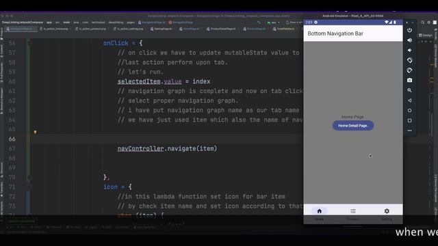 App Bottom Bar With NavController | Jetpack Compose | Material3 смотреть онлайн