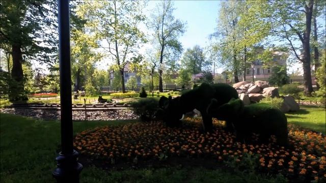 Рыбинск. Прогулка по Карякинскому саду и окрестностям (май 2021 года) смотреть онлайн