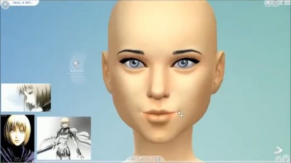 The Sims 4 - Creating anime character - EPISODE 1 - Claire Claymore