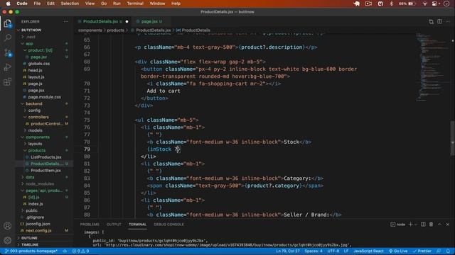 Next.js 13 Full Stack E-commerce App #4 | Product Details, BreadCrumbs смотреть онлайн