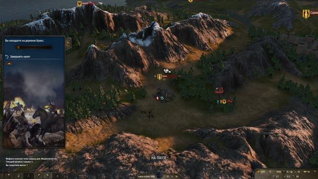 Попал в засаду Монгол Хардкор челлендж Mount & Blade 2 Bannerlord #2 смотреть онлайн