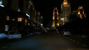 Из Тверского района в Филёвский Парк. На машине по ночной Москве. Сентябрь 2023