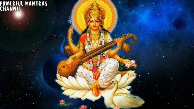 SARASWATI mantra of Knowledge, Abilities & Creative Potential ॐ PM 2019 смотреть онлайн