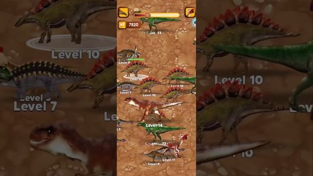 MAX LEVEL in Dino Evolution: Dinosaur Merge Game! смотреть онлайн