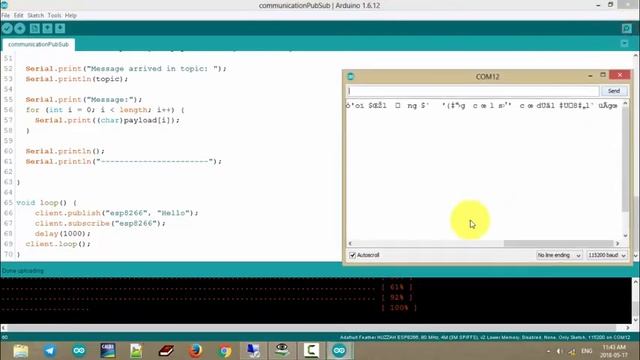 ESP8266 Transmit Data to Raspberry Pi Use MQTT Server смотреть онлайн