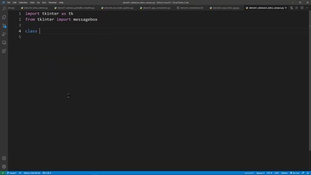 Python Curso V2: 734 1/4 Formulario de Registro y Validación de Datos de Diferente Tipo en Tkinter смотреть онлайн