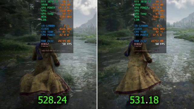 Hogwarts Legacy - Nvidia Driver 528.24 vs 531.18 - Any FPS Boost? смотреть онлайн