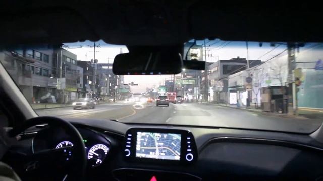 싼타페TM 새벽주행 1인칭 주행시점 [Hyundai SANTAFE drive in seoul at dawn] смотреть онлайн