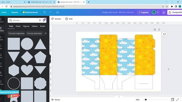 Como Fazer Caixa Milk Personalizada no Canva Passo a Passo + Molde Limpo Grátis em PNG смотреть онлайн