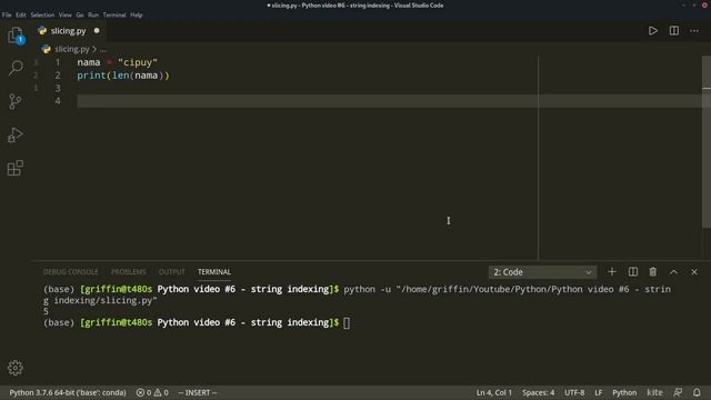 Ngulik Python #6 - Indexing dan Slicing di String смотреть онлайн