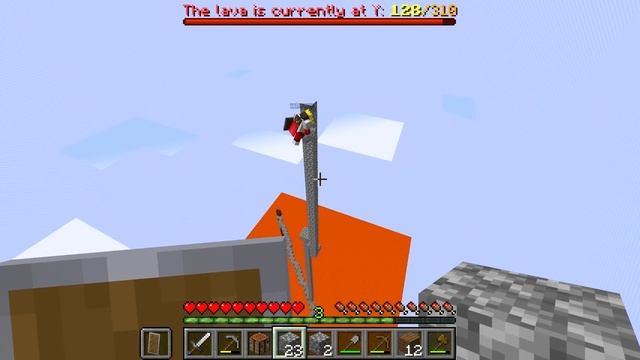 Minecraft, But LAVA Rises Every Second! смотреть онлайн