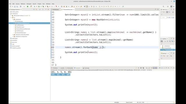 java Stream() for collections and data structures - جافا смотреть онлайн
